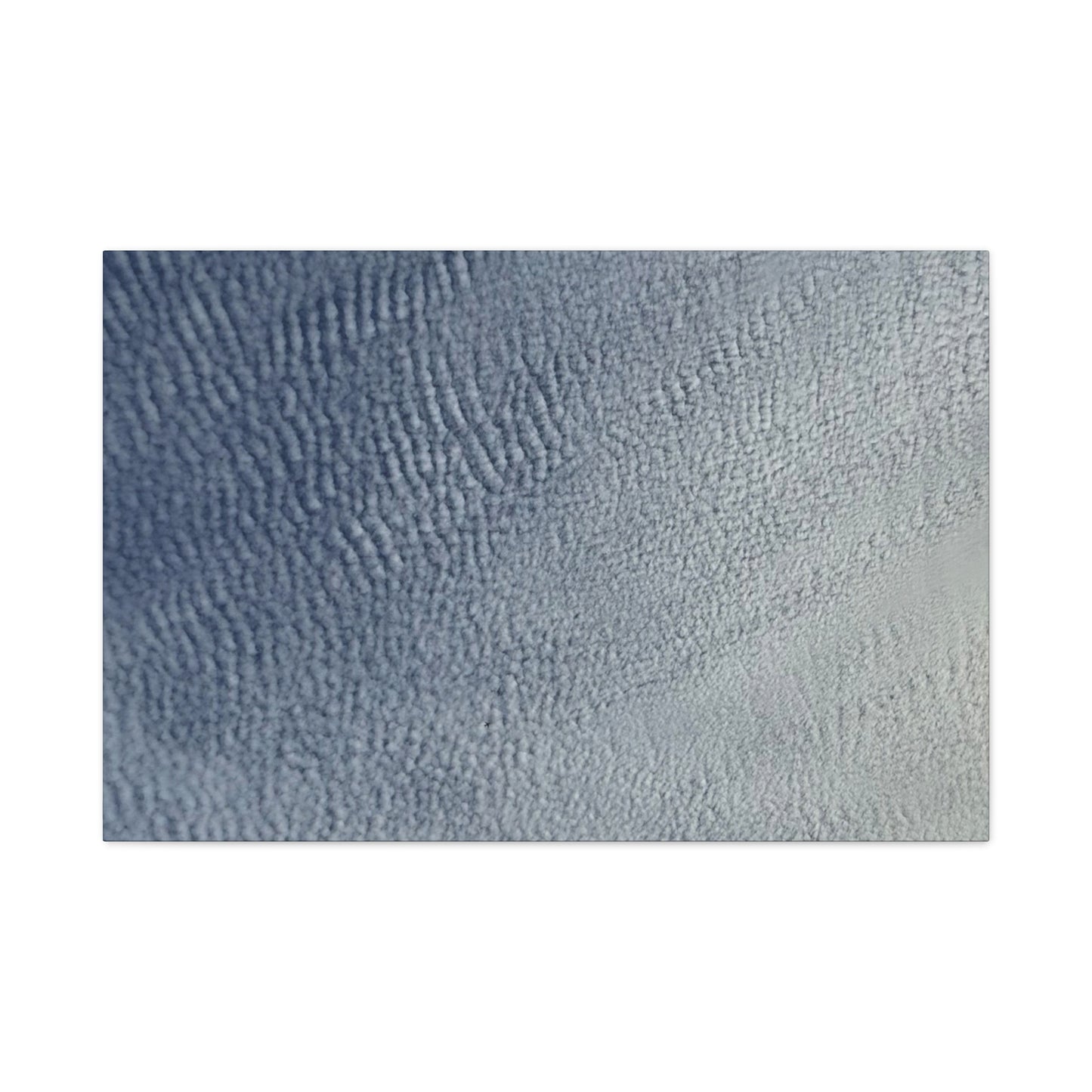 Undulating Whispers of Cerulean - Unique Frameless Canvas Wall Art