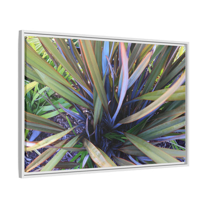 Radiant Leaves - Unique Stretched Canvas Wall Art