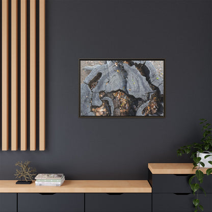 Time's Fractal Memory - Unique Stretched Canvas Wall Art