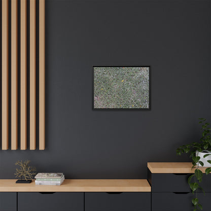 Grassy Texture - Unique Stretched Canvas Wall Art
