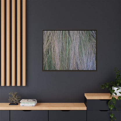 Whispers of Silver Grass - Unique Stretched Canvas Wall Art
