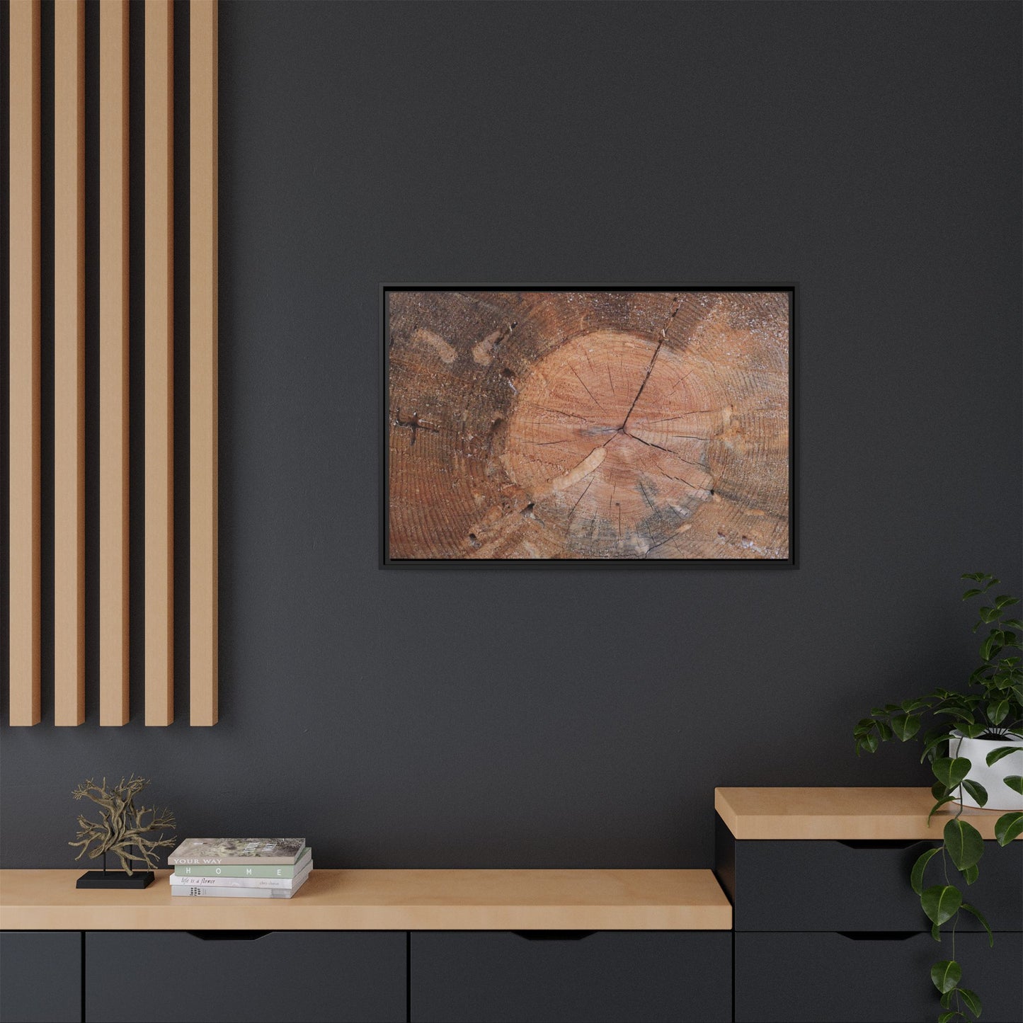 Concentric Memories - Unique Stretched Canvas Wall Art