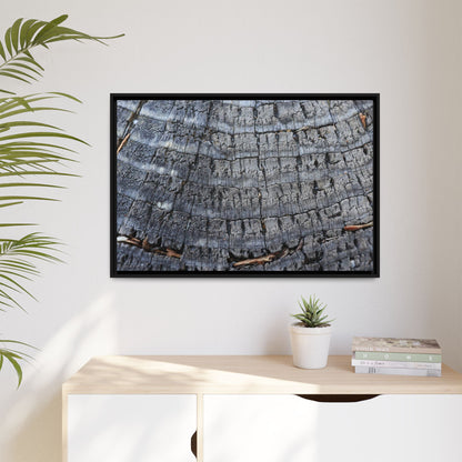Charred Memories - Unique Stretched Canvas Wall Art