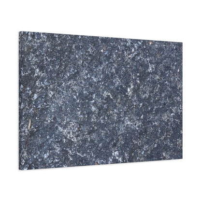 Frozen Whispers of Stone - Unique Frameless Canvas Wall Art