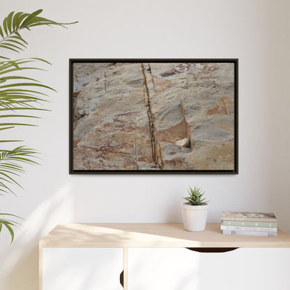 Sedimentary Symphony - Unique Stretched Canvas Wall Art