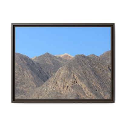 Echoes of Barren Peaks - Unique Stretched Canvas Wall Art - Art By Earth