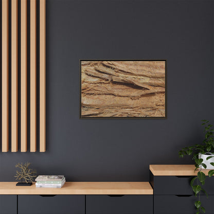 Splintered Bark - Unique Stretched Canvas Wall Art
