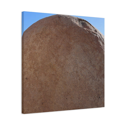 Stone Sphere of Silence - Unique Frameless Canvas Wall Art