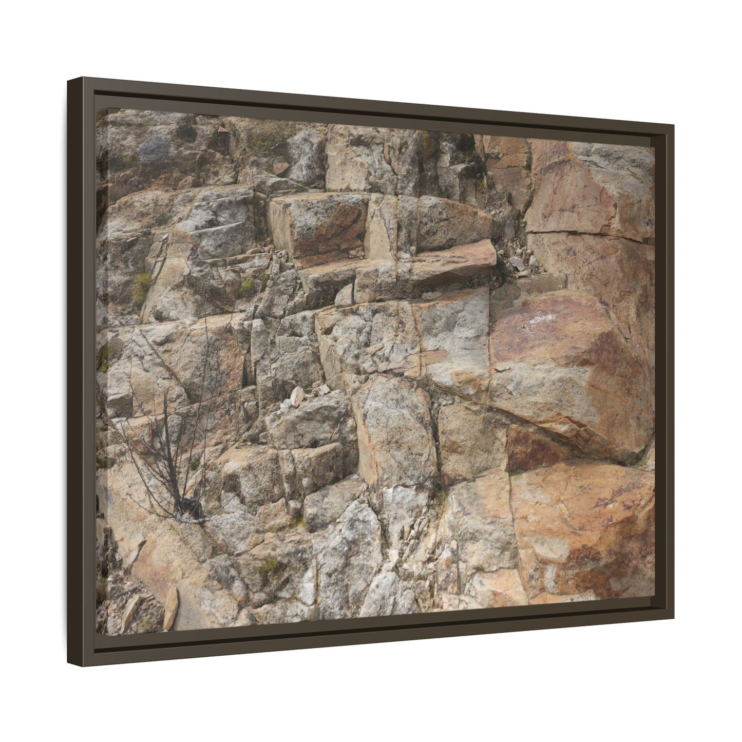 Sandstone Symphony - Unique Stretched Canvas Wall Art