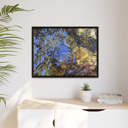 Watery Kaleidoscope - Unique Stretched Canvas Wall Art