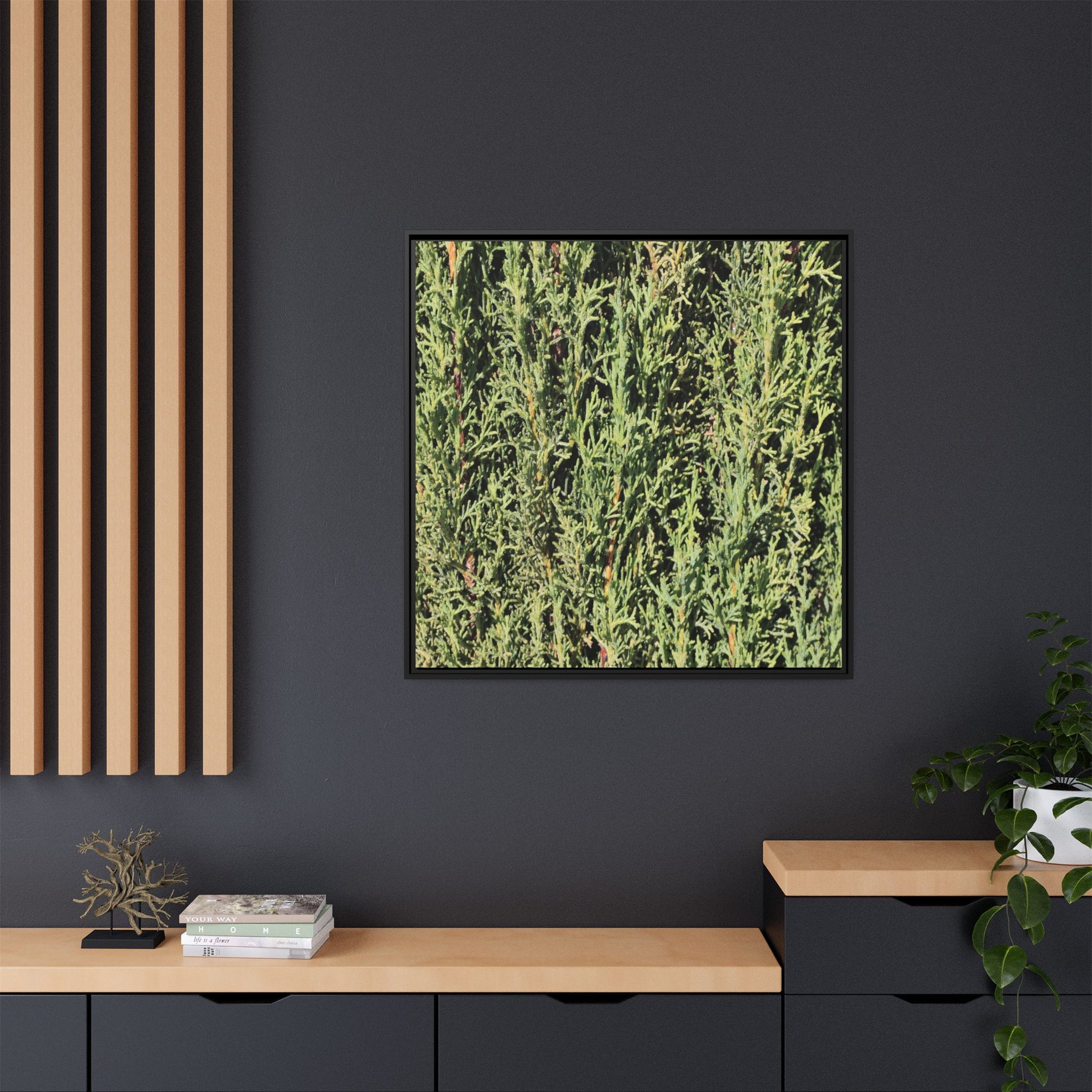Emerald Labyrinth - Unique Stretched Canvas Wall Art - Art By Earth