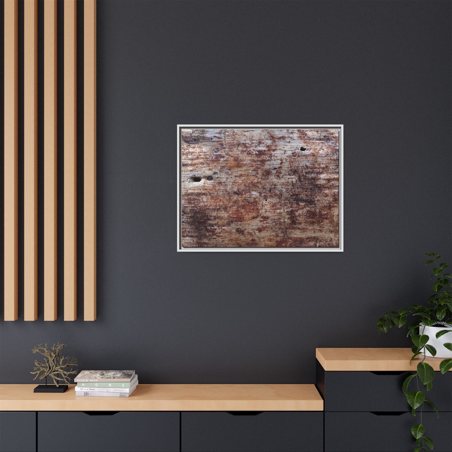 Rustic Textures - Unique Stretched Canvas Wall Art