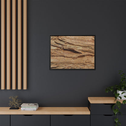 Splintered Bark - Unique Stretched Canvas Wall Art