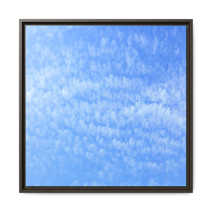 Wispy Blue Dreams - Unique Stretched Canvas Wall Art