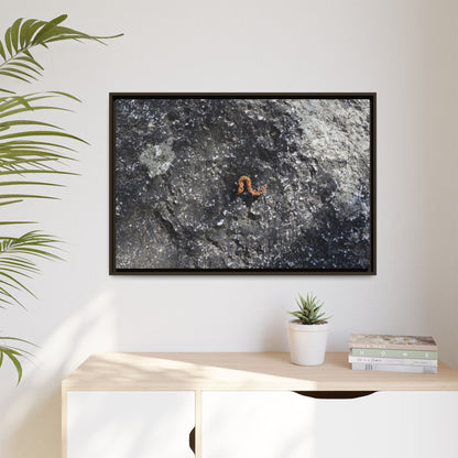 Volcanic Ash and Copper - Unique Stretched Canvas Wall Art