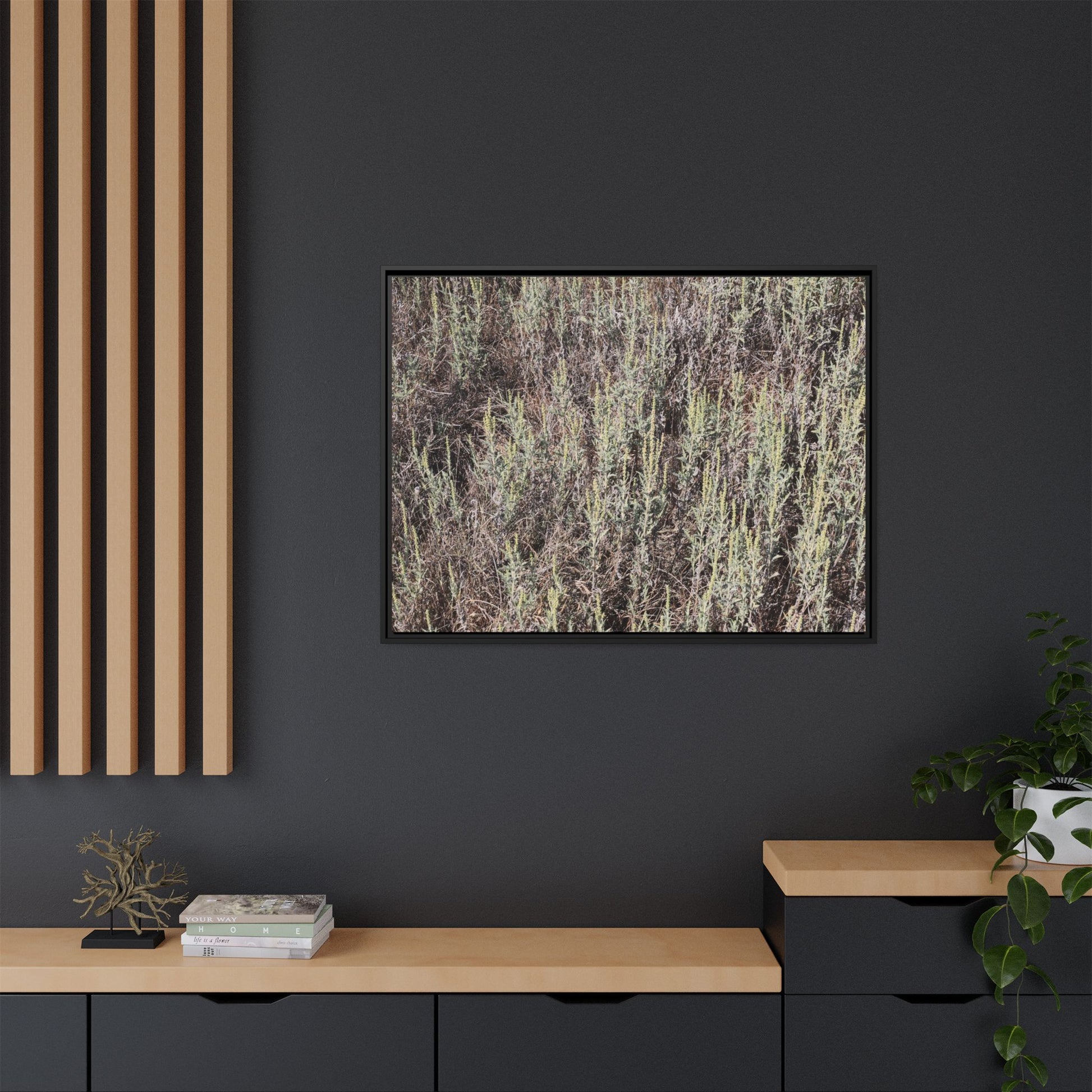 Sage Fields Forever - Unique Stretched Canvas Wall Art - Art By Earth