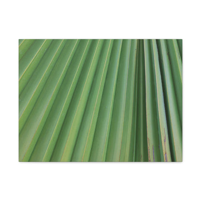 Palm Pulse - Unique Frameless Canvas Wall Art