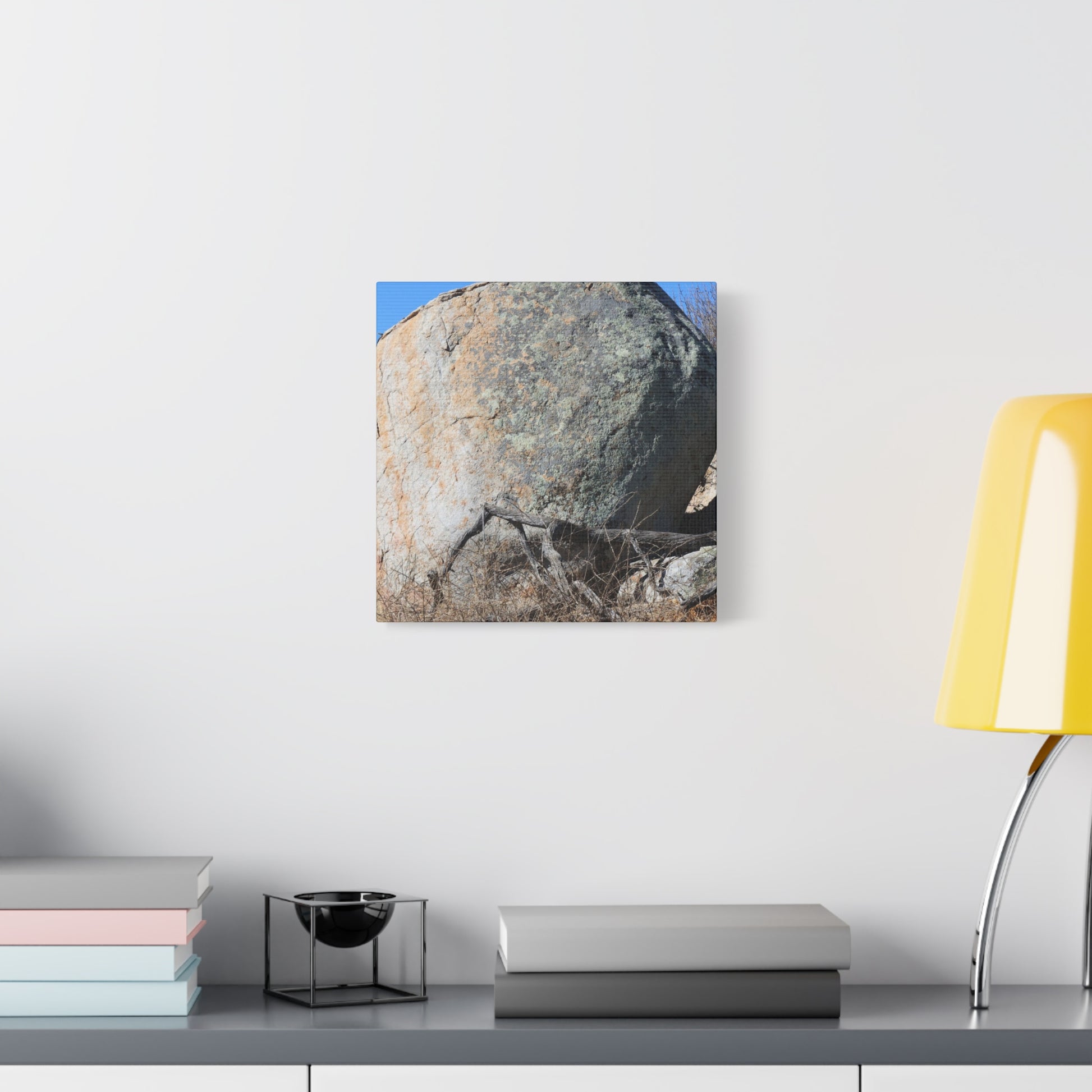 Boulder's Solitude - Unique Stretched Canvas Wall Art - Art By Earth