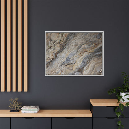 Layers of Earth's History - Unique Stretched Canvas Wall Art