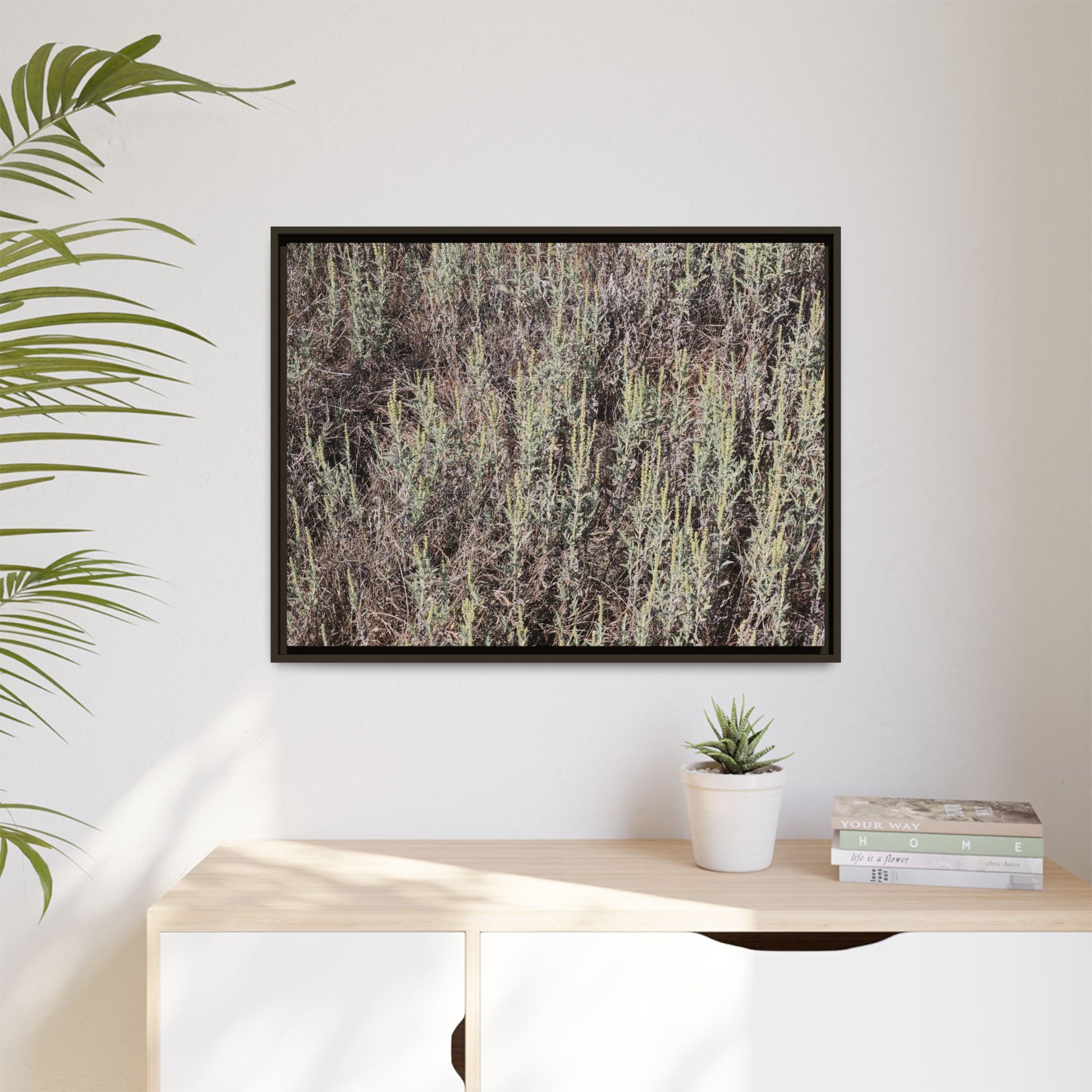 Sage Fields Forever - Unique Stretched Canvas Wall Art - Art By Earth