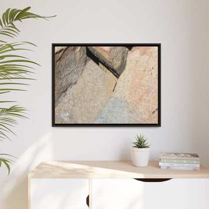 Rock Fragment - Unique Stretched Canvas Wall Art
