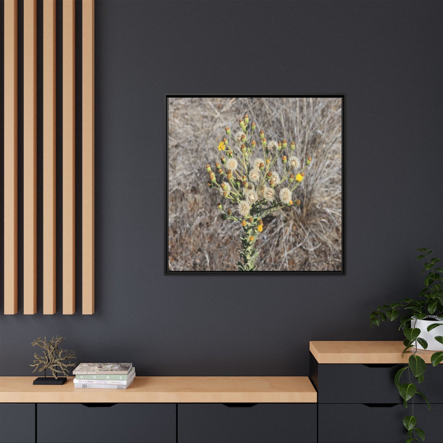 Whispers of the Dry Grass - Unique Stretched Canvas Wall Art - Art By Earth