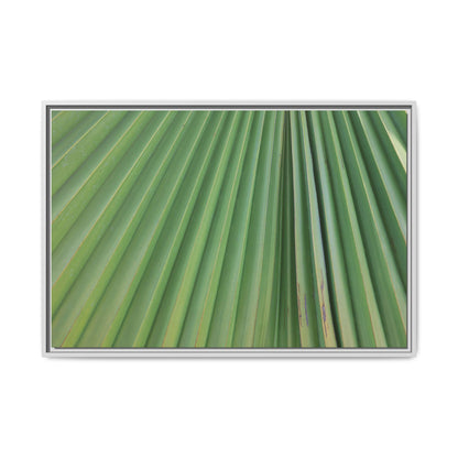 Emerald Rays - Unique Stretched Canvas Wall Art