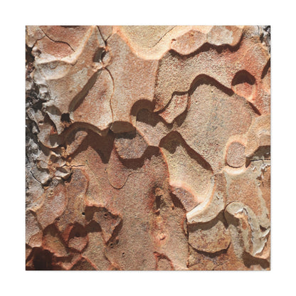 Terracotta Echoes - Unique Frameless Canvas Wall Art
