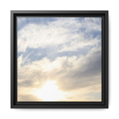 Sky's Ethereal Whisper - Unique Stretched Canvas Wall Art
