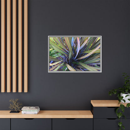 Radiant Leaves - Unique Stretched Canvas Wall Art