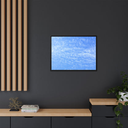 Wispy Blue Dreams - Unique Stretched Canvas Wall Art