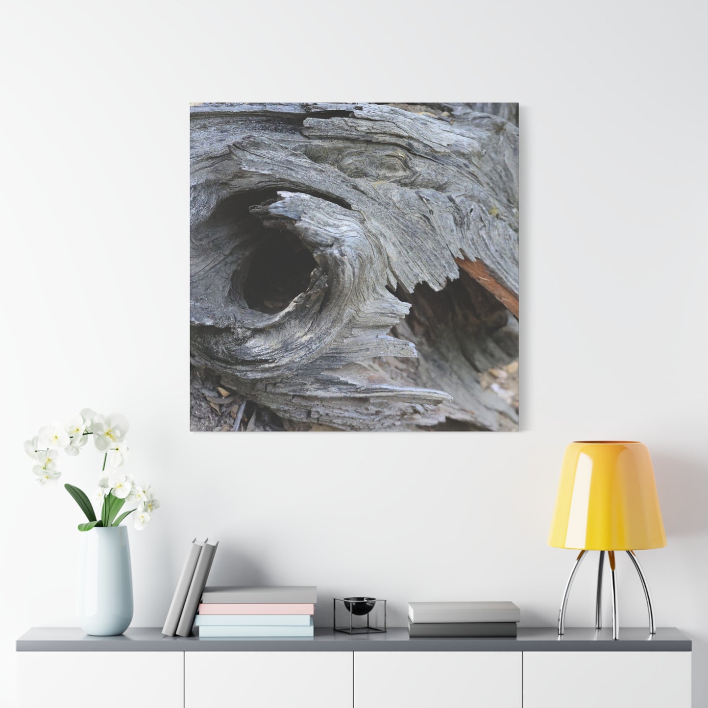 Twisted Whispers of the Forest Floor - Unique Frameless Canvas Wall Art