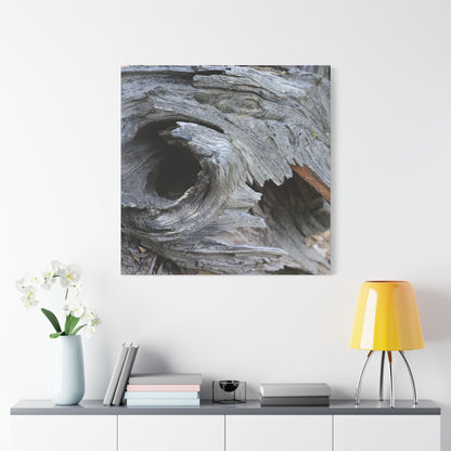 Twisted Whispers of the Forest Floor - Unique Frameless Canvas Wall Art