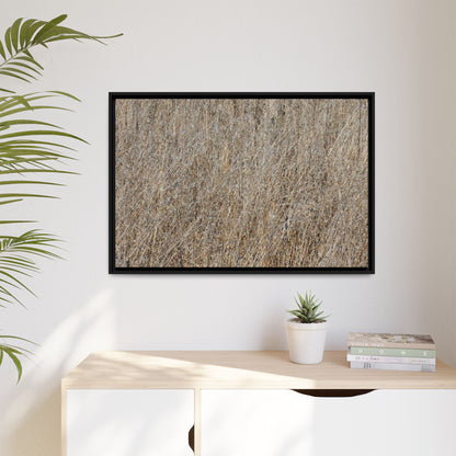 Dry Straw Symphony - Unique Stretched Canvas Wall Art - Art By Earth