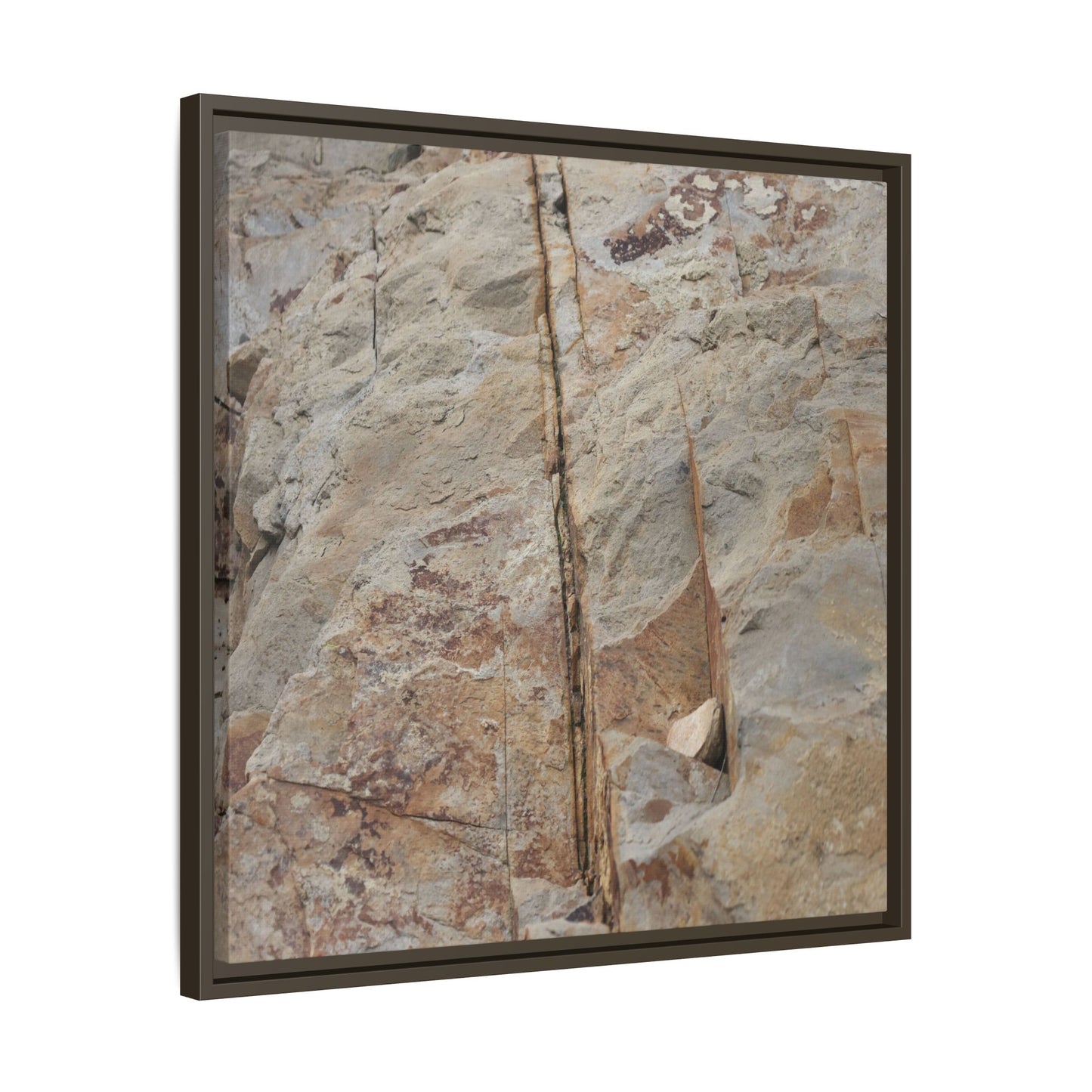 Sedimentary Symphony - Unique Stretched Canvas Wall Art