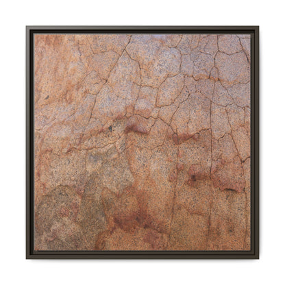Russet Fissures - Unique Stretched Canvas Wall Art