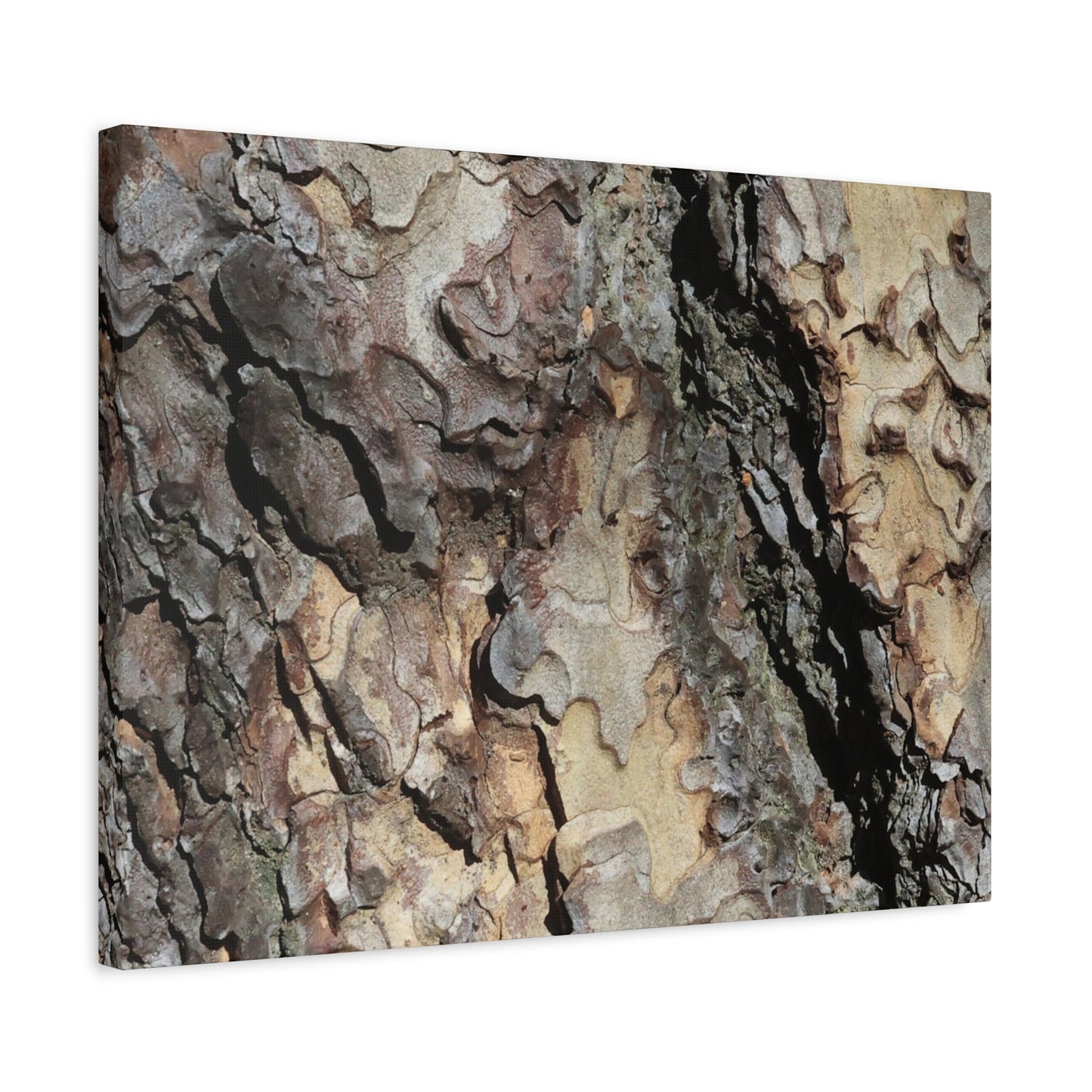 Wooden Labyrinth - Unique Frameless Canvas Wall Art