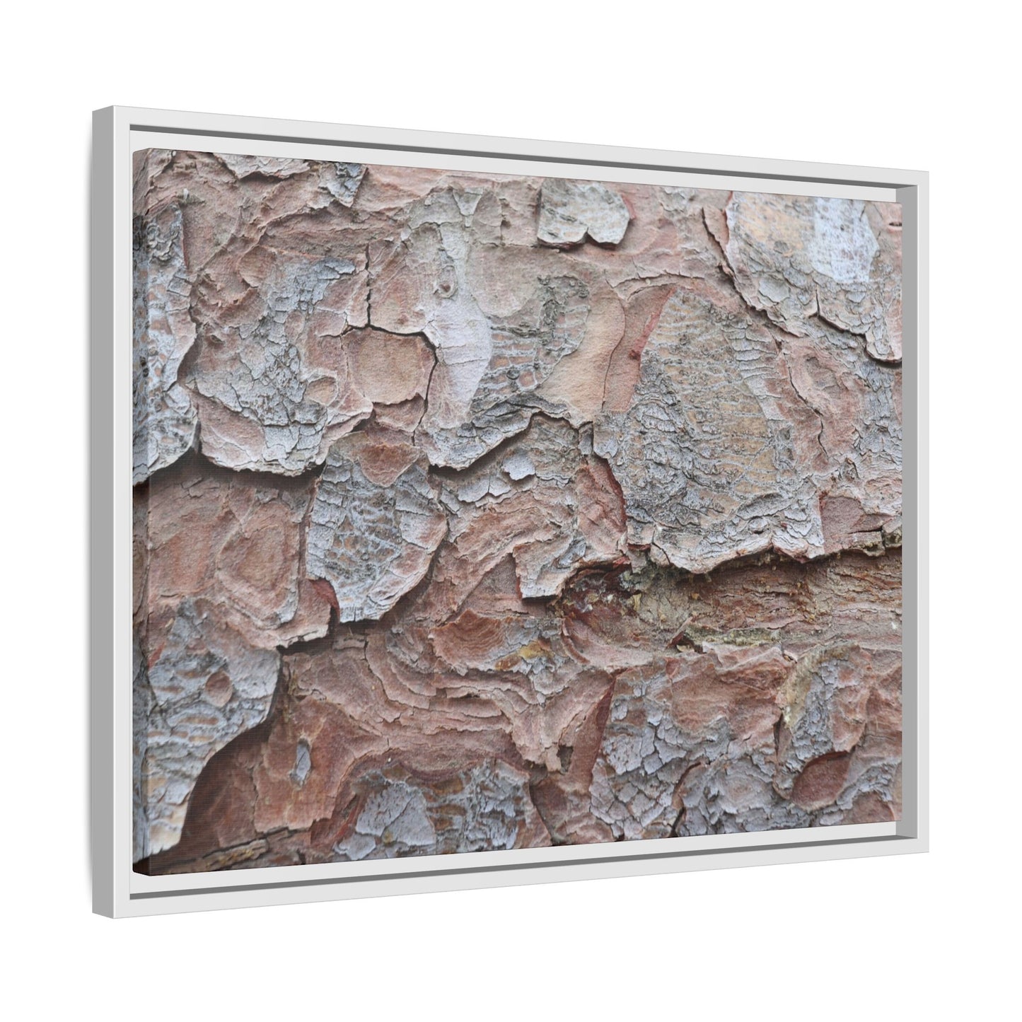 Flaking Serenity - Unique Stretched Canvas Wall Art
