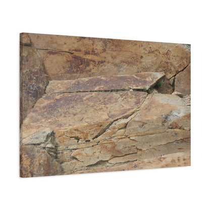 Rocky Terrain - Unique Frameless Canvas Wall Art