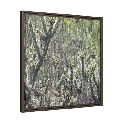 Prickly Paradise - Unique Stretched Canvas Wall Art