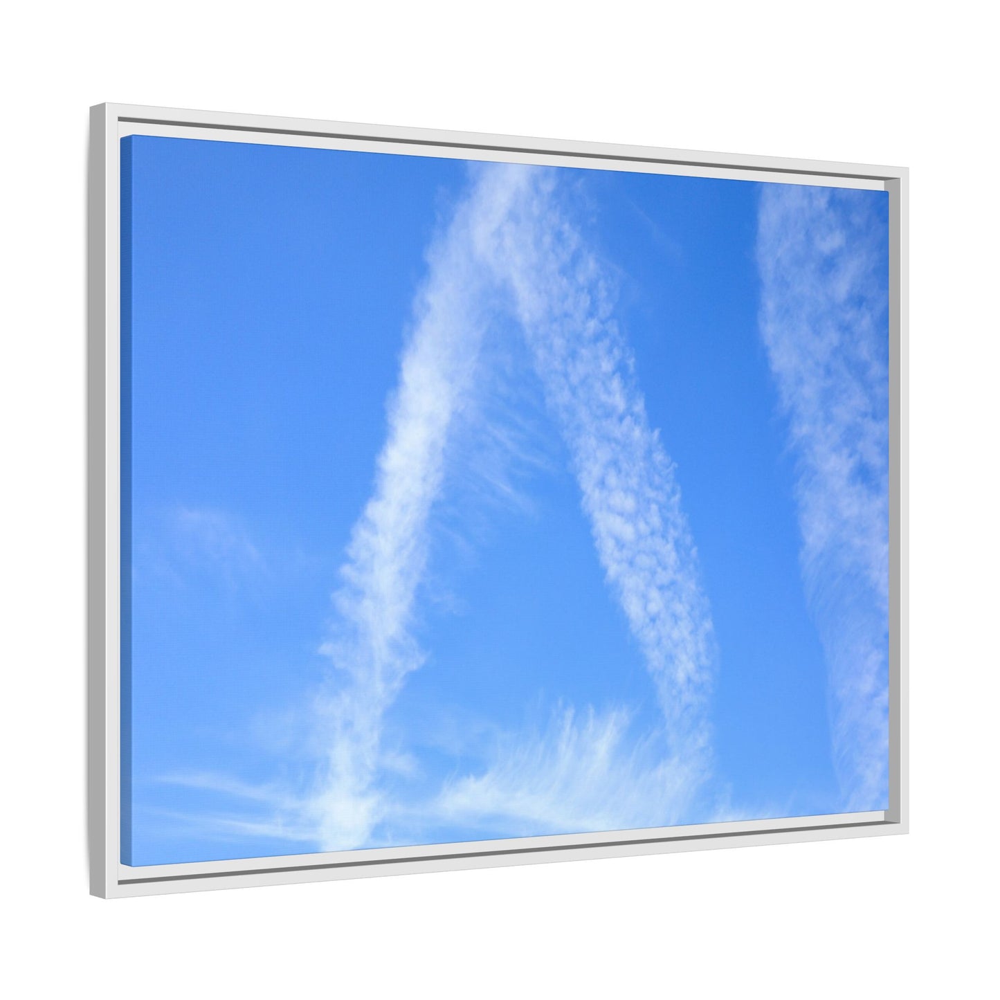 Skyward Whispers - Unique Stretched Canvas Wall Art