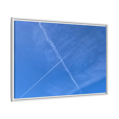 Sky Crossroads - Unique Stretched Canvas Wall Art
