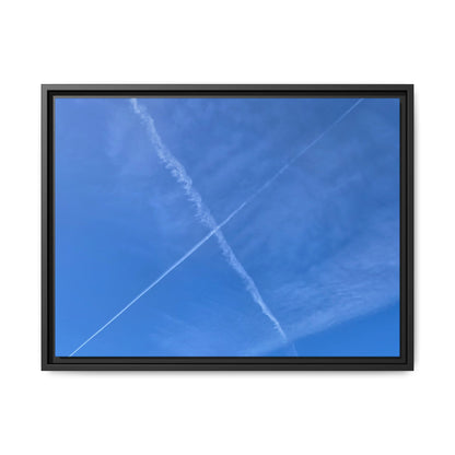 Sky Crossroads - Unique Stretched Canvas Wall Art