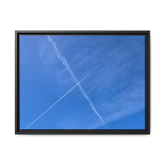 Sky Crossroads - Unique Stretched Canvas Wall Art