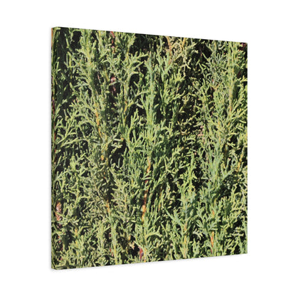 Emerald Tapestry - Unique Frameless Canvas Wall Art - Art By Earth