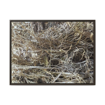 Tangled Whispers of Autumn - Unique Stretched Canvas Wall Art