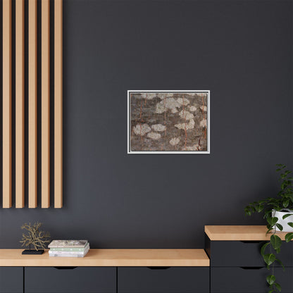 Lichen's Legacy - Unique Stretched Canvas Wall Art