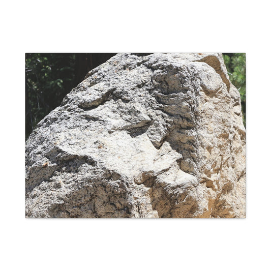 Stone of Solitude - Unique Frameless Canvas Wall Art