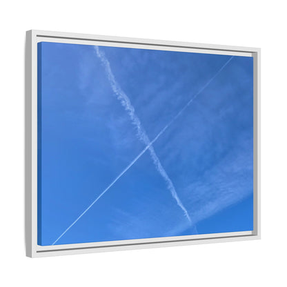 Sky Crossroads - Unique Stretched Canvas Wall Art