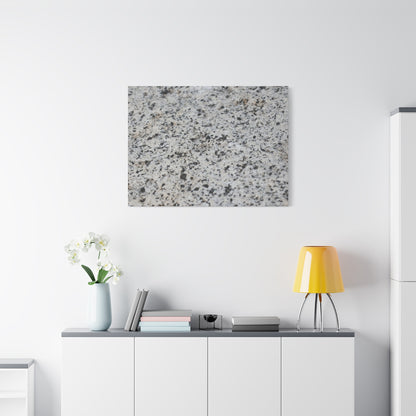 Speckled Silence - Unique Frameless Canvas Wall Art